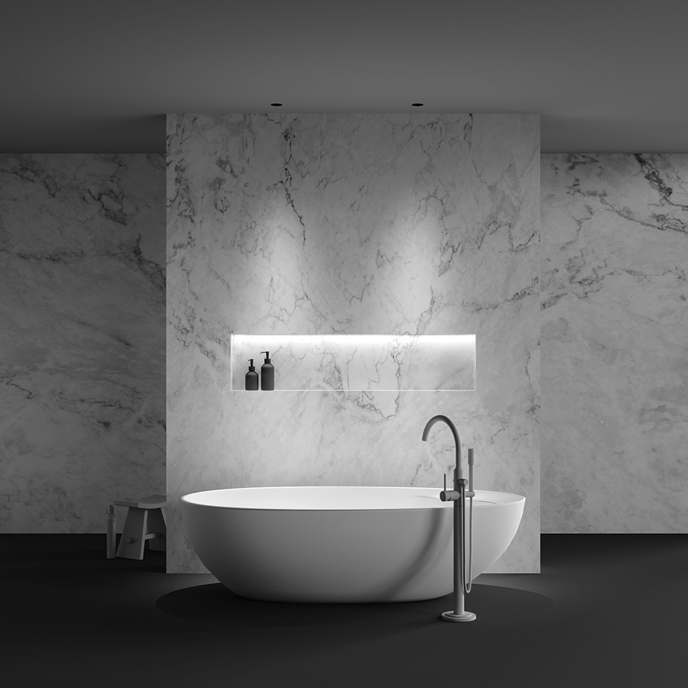 Встраиваемый светодиодный светильник Maytoni Dip DL123-10W-2.7K-B