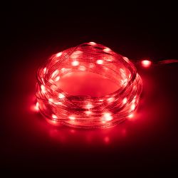 Светодиодная новогодняя гирлянда ЭРА ERASG -01 умная нить RGB 10 м управление через мобильное приложение | Гирлянды