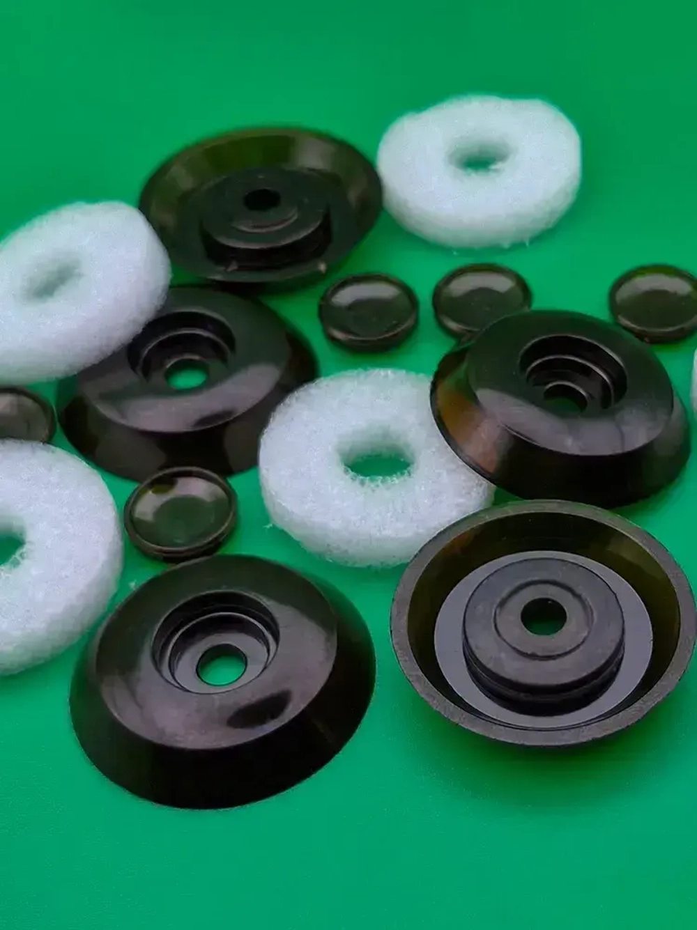 Термошайба для поликарбоната, d 38 мм, бронза с УФ защитой,100 шт