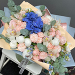 Букет цветов «Голубой шафран»