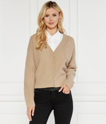 Хлопковый кардиган Tommy Hilfiger - коричневый(WW0WW42145)