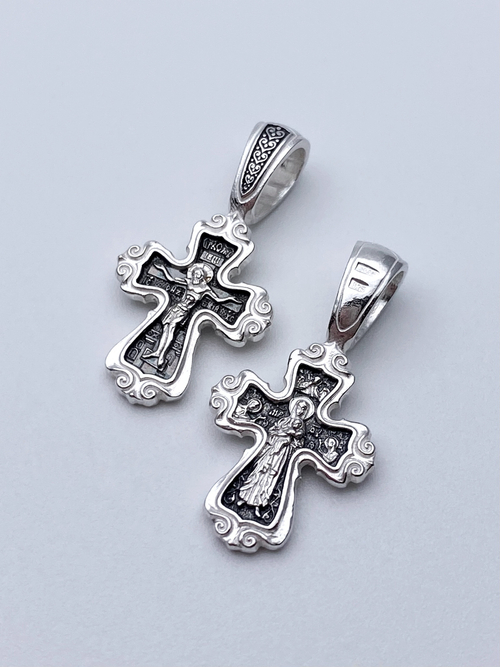 Крест из серебра/Чернение/Валаамская БМ