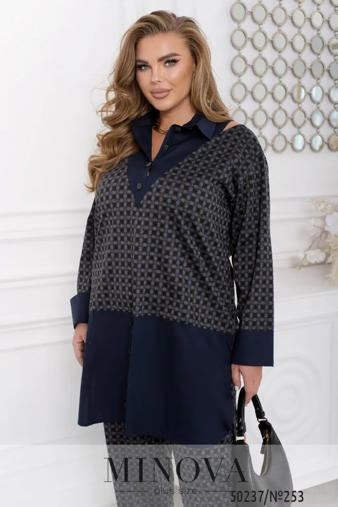 Костюм 253-синий Minova