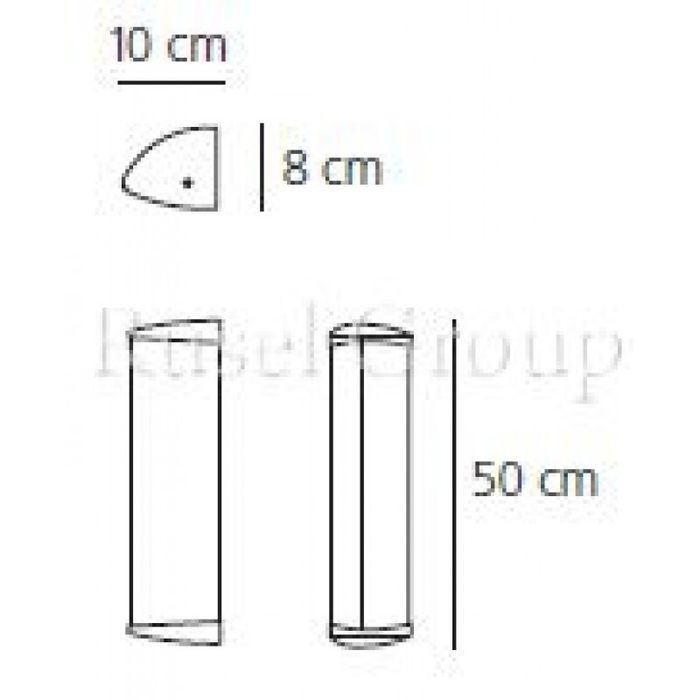 Настенный светильник Artemide TELEFO 50