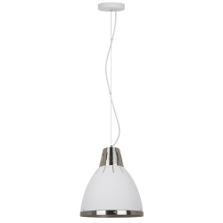 Светильник подвесной Camelion, PL-426М C71 Loft, 40 Вт, E27, 1лам, IP20, белый, хром, 13034