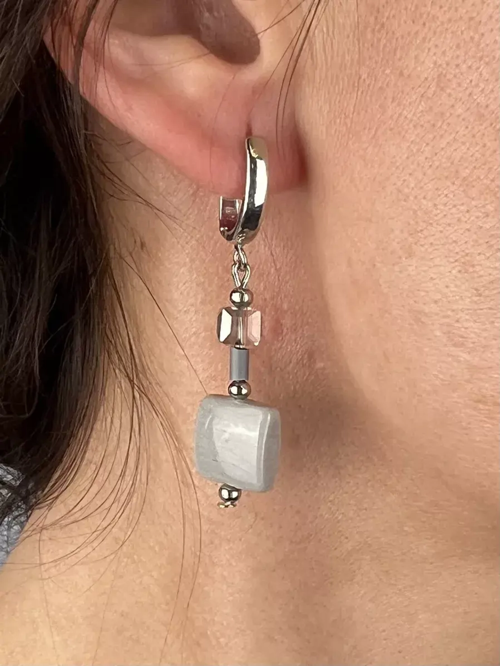 Серьги бижутерия из муранского стекла подвески