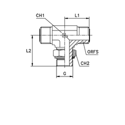 Штуцер FRTA D12 ORFS 13/16 BSP 1/2