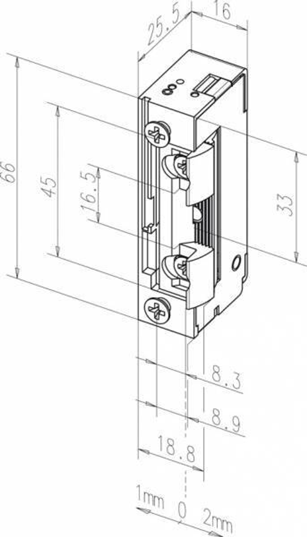 Электромеханическая защелка effeff 118E130