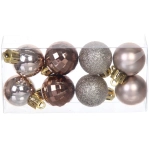 Набор ёлочных украшений «Сказочная зима» 45 предметов, Белый/Шампань/Шоколад