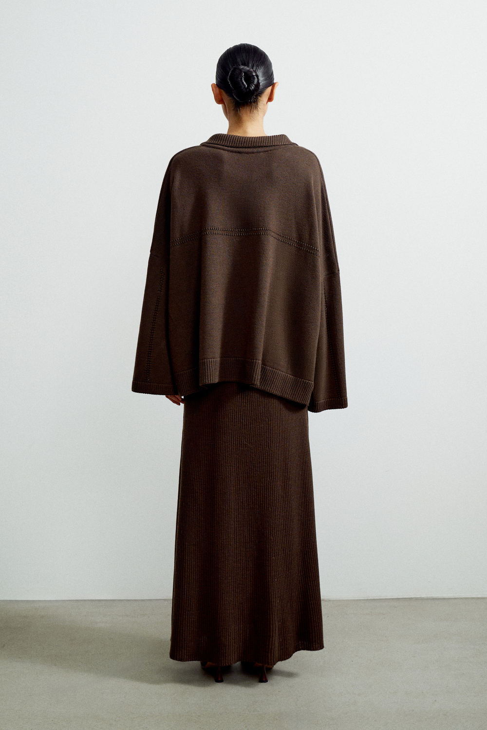 Юбка ANDREA, шоколадный