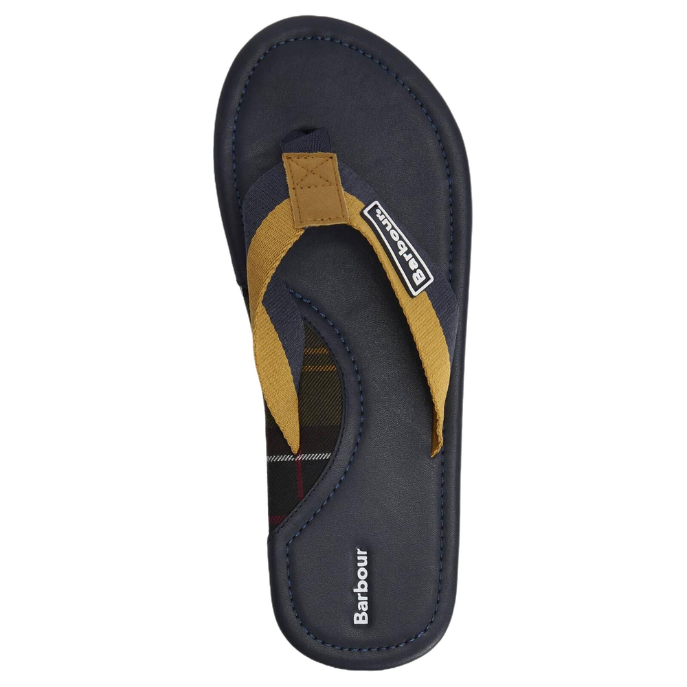 BARBOUR EVA Slip Resistant Flip Flops Men"s Marine Blue