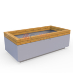 Вазон Rail Road широкий