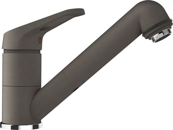 Смеситель Schock Cosmo-D, Cristalite, выдвижной излив альпака