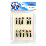 Мормышка "Столбик" с коронкой + подвеска (2мм)