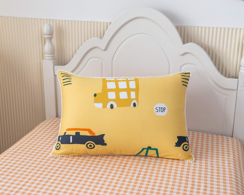 Детское постельное белье 1.5 спальное Sofi De MarkO Дорога желтое