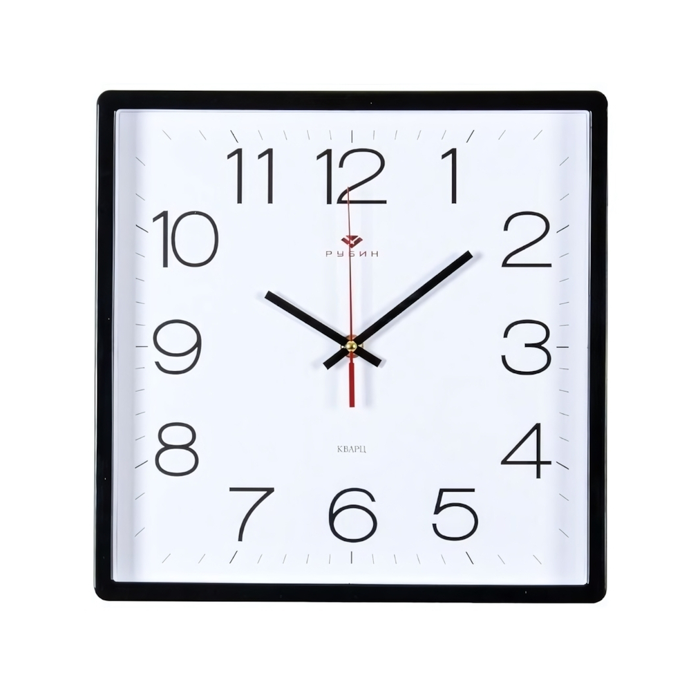 3028-141Gr Часы настенные квадрат 30х30см, корпус серый "Классика"