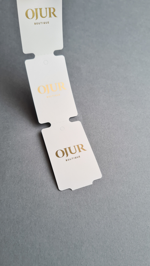 30*50,8 мм. Печать золотым.