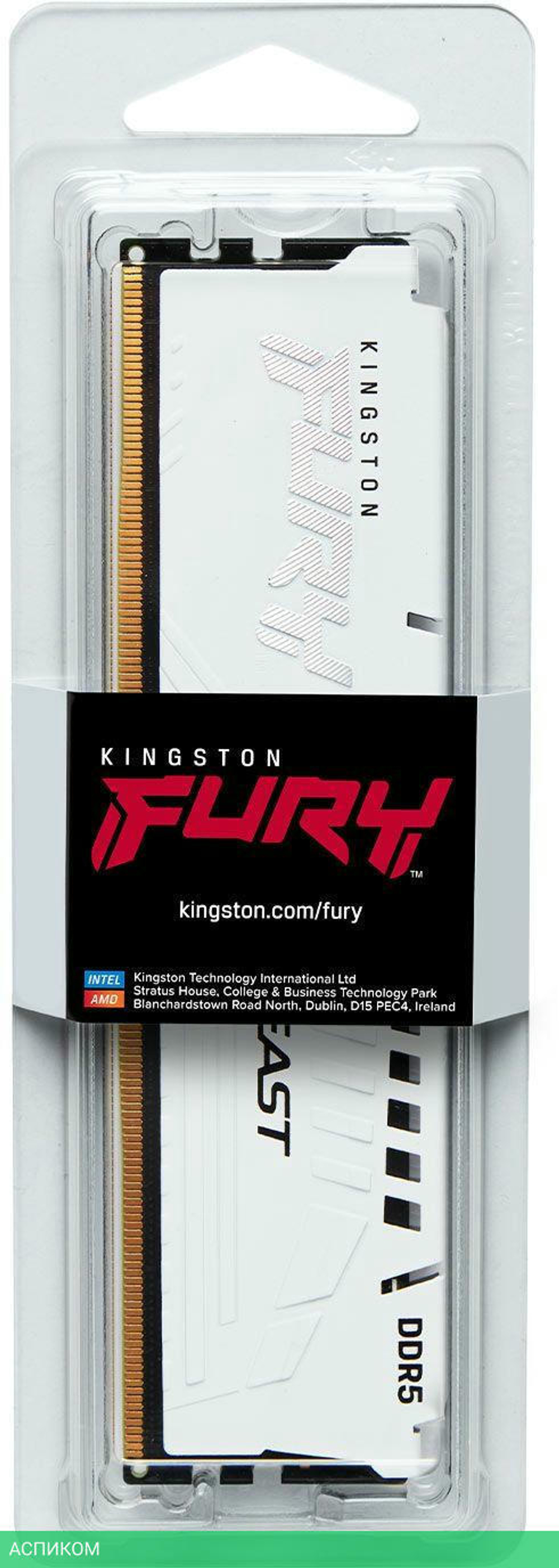 Оперативная память Kingston Fury Beast Expo RTL Gaming DDR5 32GB (KF556C36BWE-32)