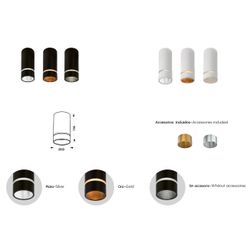 8886 Накладной светильник SPLIT