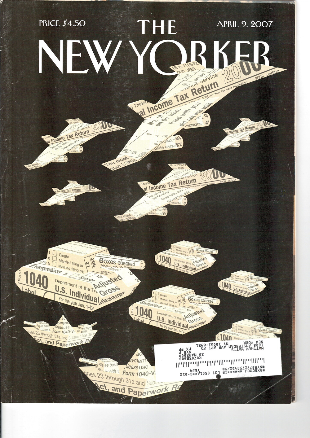 Журнал The New Yorker 09-04-2007