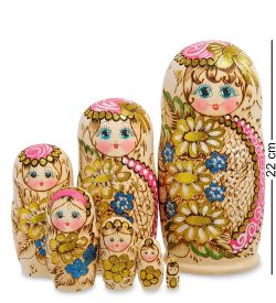Народные промыслы МР-24/ 07-A Матрешка 7м «Грушенька»