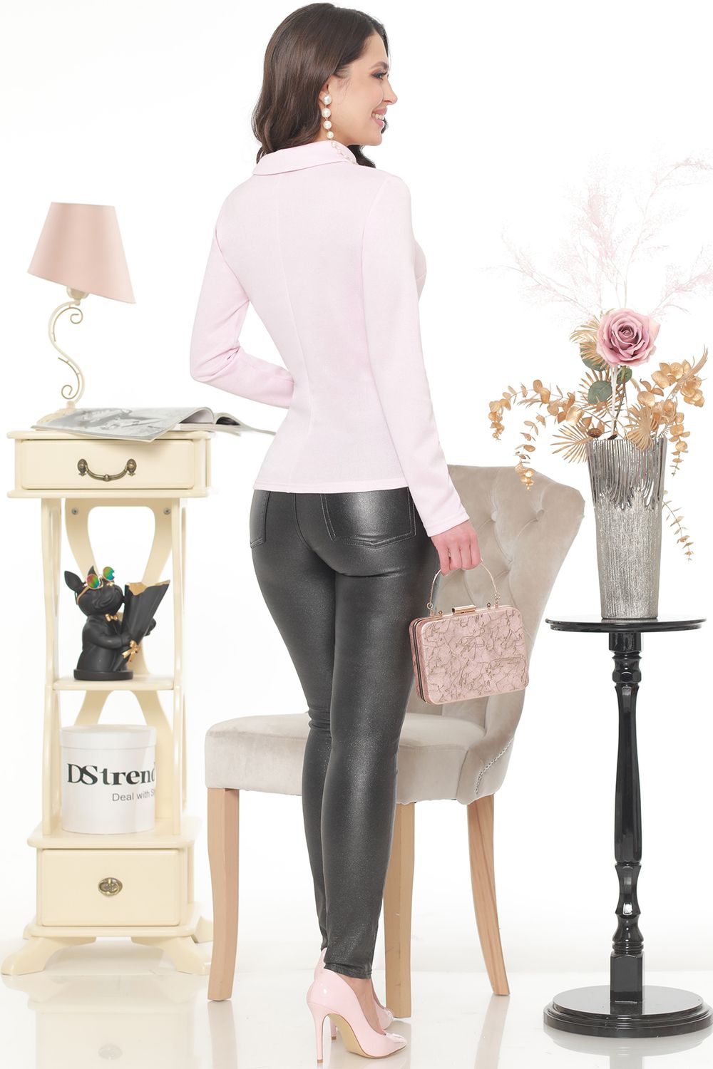 Блузка Донателла, пинк DStrend (Акция)