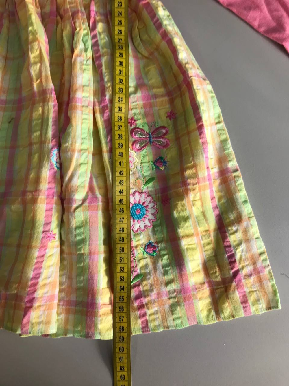 Платье для активных прогулок, визуально на 6 лет