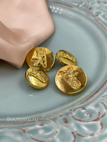 Пуговицы Сел. золото  карета