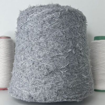 COTTON PELUCHE; 95% хлопок, 5% п/а; 210м/100 гр; цвет: Серый ; Травка