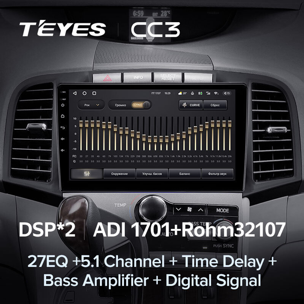 Teyes CC3 9" для Toyota Venza 2008-2016