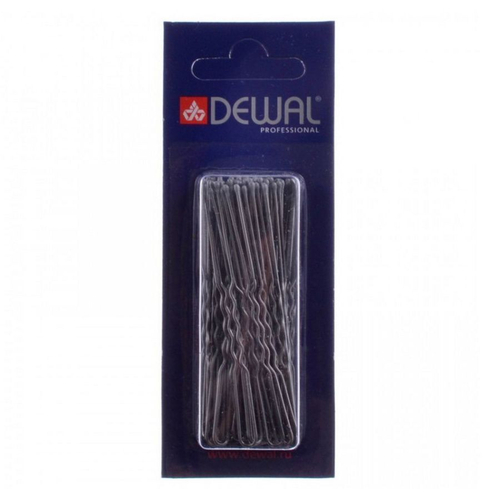 DEWAL Шпильки 70 мм волна, серебристые (1шт)