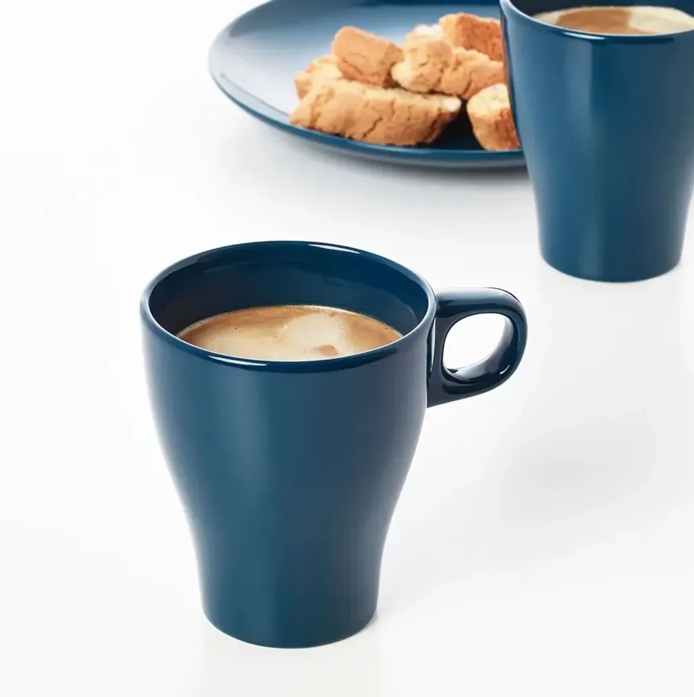 Кружка KAFFEKOPP, 250 мл, темно-бирюзовый