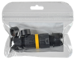 Коннектор кабельный герметичный WTP-102 3 PIN IP68 IEK