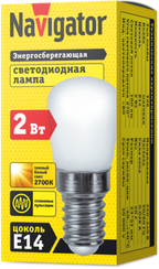 Лампа светодиодная Navigator T26 220V Е14 2W 2700К 24483