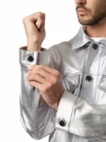 Куртка Dryg джинсовая серебро