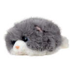 Мягкая игрушка Подушка кошка серая 29 см, C-41449