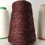 COTTON LUREX, 95% хлопок, 5% люрекс; 400м/100гр. Шнурок Бордовый, люрекс золото