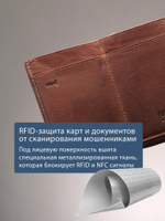 B240046R COGNAC - Портмоне с RFID защитой MP