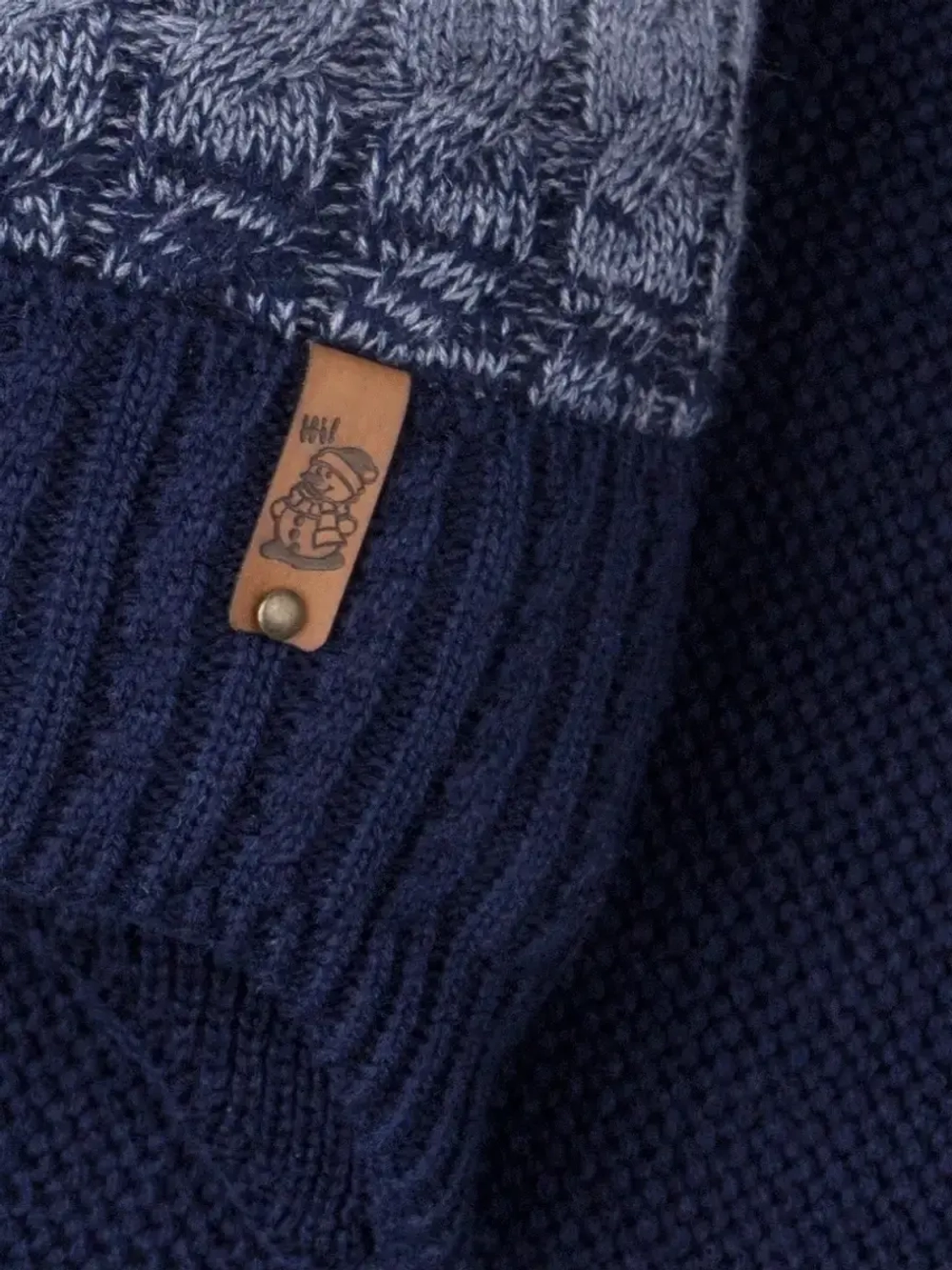 Шапка для мальчика зимняя вязаная и снуд