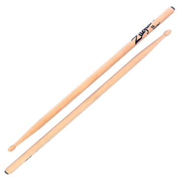 ZILDJIAN 5A ANTI-VIBE барабанные палочки с деревянным наконечником, орех
