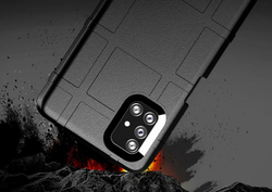 Ударопрочный чехол черного цвета на Samsung Galaxy M51, серия Armor от Caseport