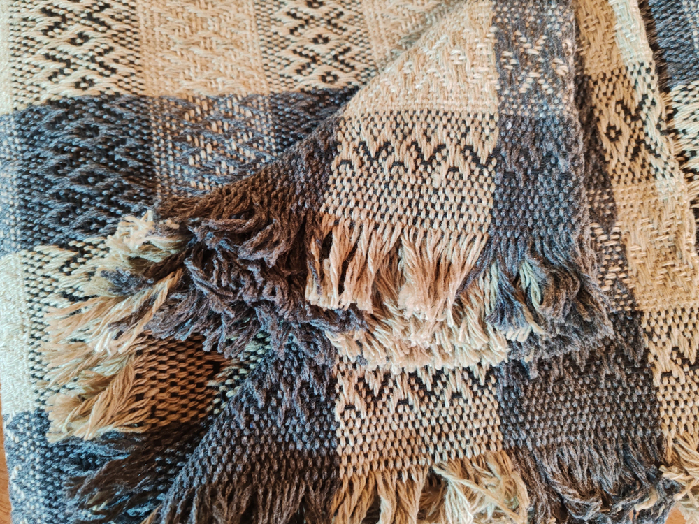 Плед, клетчатый, евро, 210х240 см, ПАН