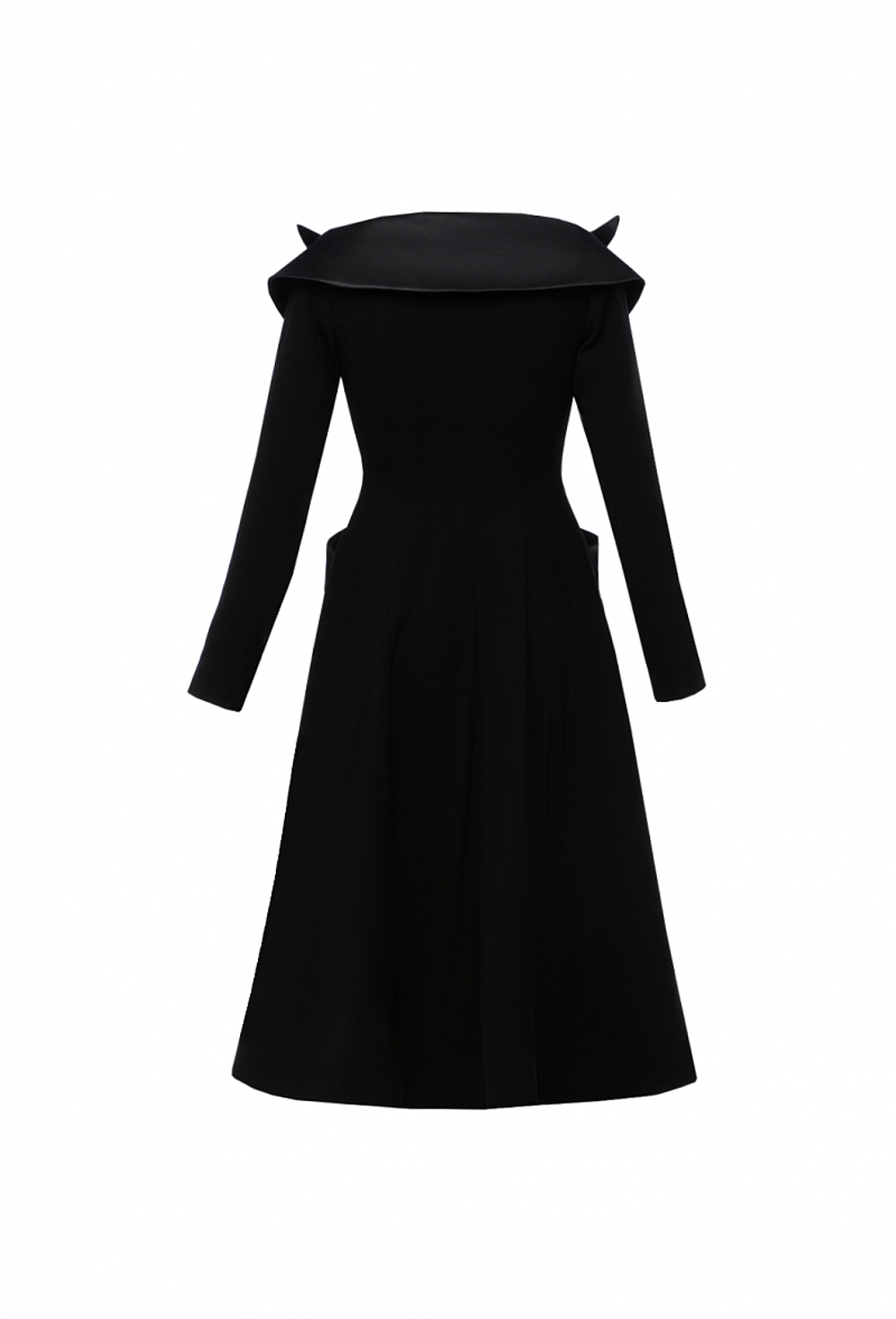 Платье-пиджак двубортное с воротником "шалькой" 13-01-23 FW