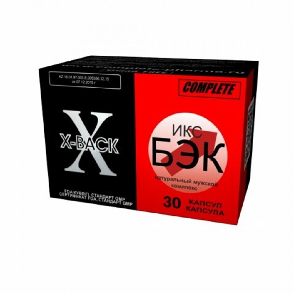 Натуральный комплекс для мужчи X-BACK 30 шт.