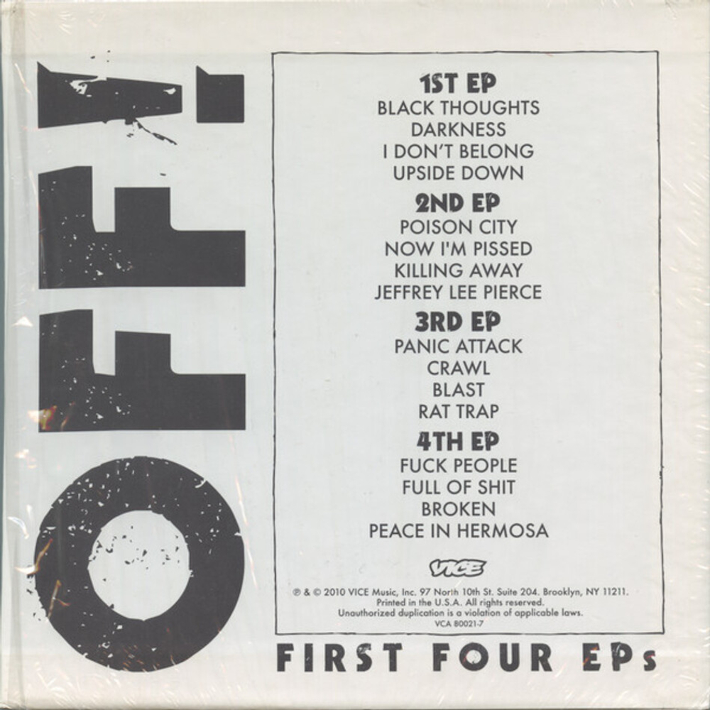 OFF! / First Four EPs (4x7"Vinyl EP)