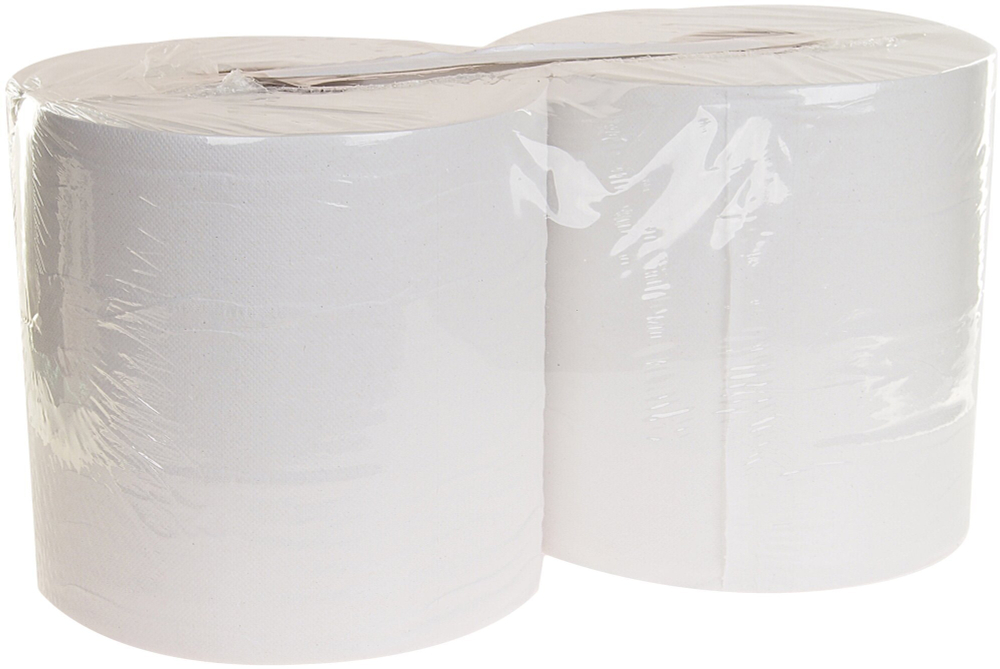 Протирочный материал, цвет белый 2-х сл. 32см. 350м. 1000 листов в рулоне (Упаковка - 2 рулона)