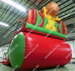 Батут-горка "Лев" 13*7.5*10 м