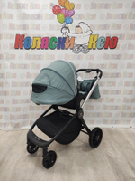 Коляска модульная 3в1 Farfello Baby shell 2024 зелёный