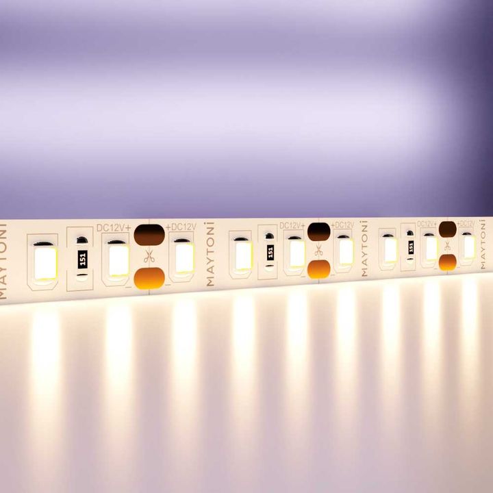 Светодиодная лента Maytoni Technical 9,6W/m 120LED/m 2835SMD теплый белый 5M 10108