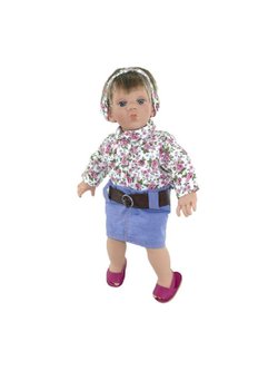 Кукла LAMAGIK мягконабивная 38см Gestito (12026)